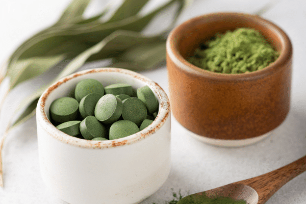 chlorella-tabletten-pulver